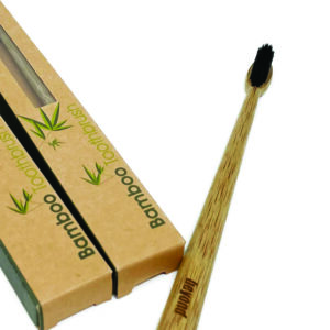 Szczoteczka z naturalnego bambusa